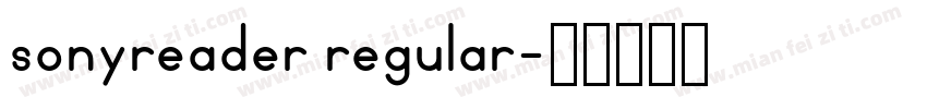 sonyreader regular字体转换